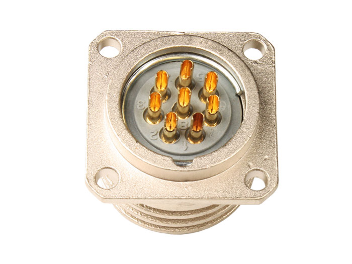 BM20B8 - Ficha Circular Tamanho 20 Base Macho 8 Pinos - 920228TP