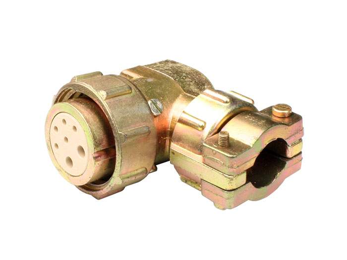 FHR20B7 - Conector Circular Tamaño 20 Ficha Hembra Acodada 7 Contactos - 920627XS