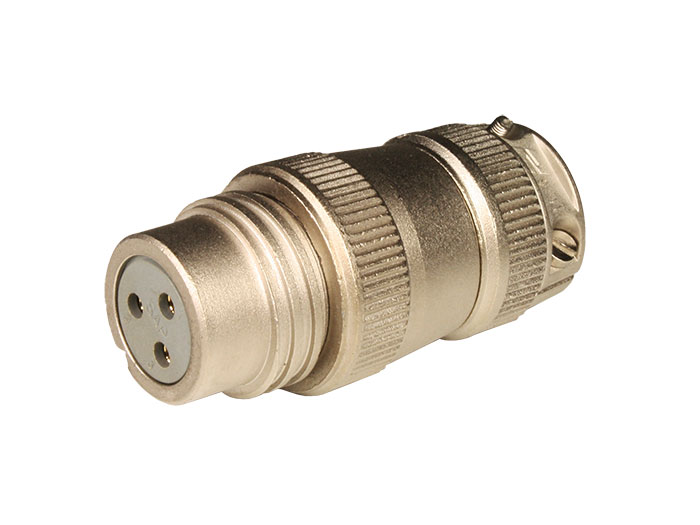 PHER20B3 - 3 Contacts Male Size 20 In-Line Mount Circular Connector - C920123CS