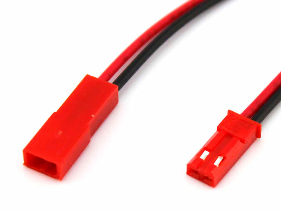 JST RCY - Ficha Macho e Fêmea para Modelismo - Cabo 10 cm