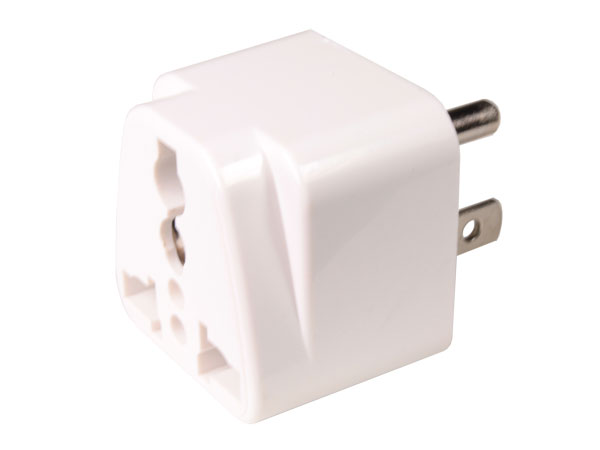 Adaptador com terra de tipo A (América) para Universal