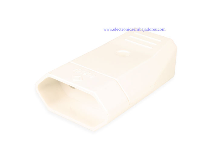 Simon - Fiche Électrique - Femelle - sans Terre - Droite - Blanc - CL422008