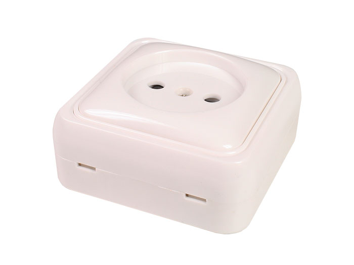 Simon - Surface Mounting Socket with Earth - MS436708