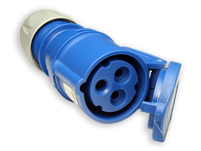 PCE - Connecteur d&aposalimentation CA 16A 230VAC Antenne femelle IEC60309  - 213-6