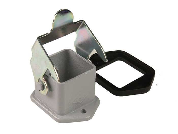 Ilme CKA 03 I - Connecteur HAN 3A Droit Châssis-panneau en Métal - 21601008