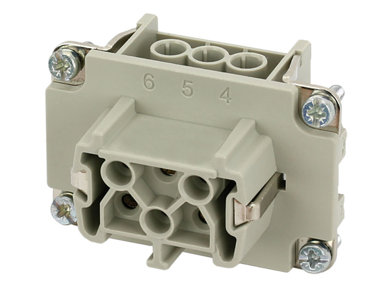 Murrelektronik B6 - Conector Fêmea HAN 6B - Contatos de Parafuso 6 + PE - 70MH-EB006-DS03020