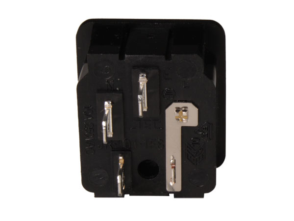 Connecteur CEI 60320 C14 Châssis Mâle avec Porte Fusible