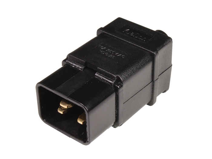 IEC 60320 C20 Cable-Mount Male Connector - 47960000