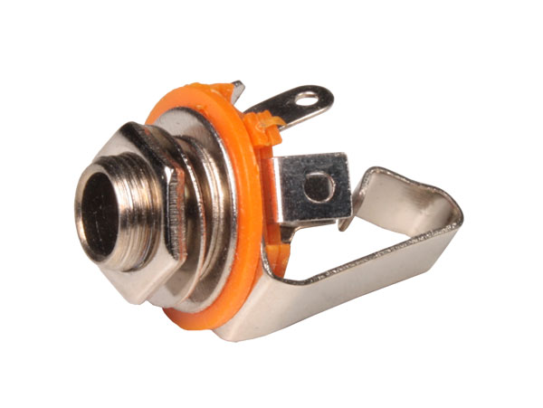 Connecteur Jack 6,3 mm Femelle Panneau 3 Pôles - Ouverte