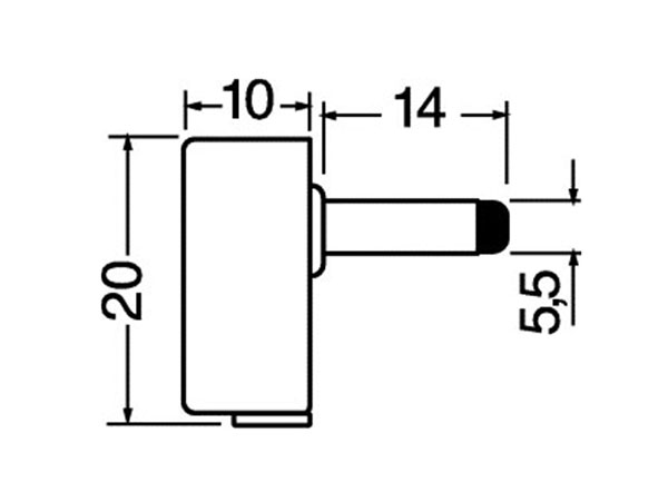 Connecteur Jack Alimentation Mâle 5,5 mm - 2,1 mm