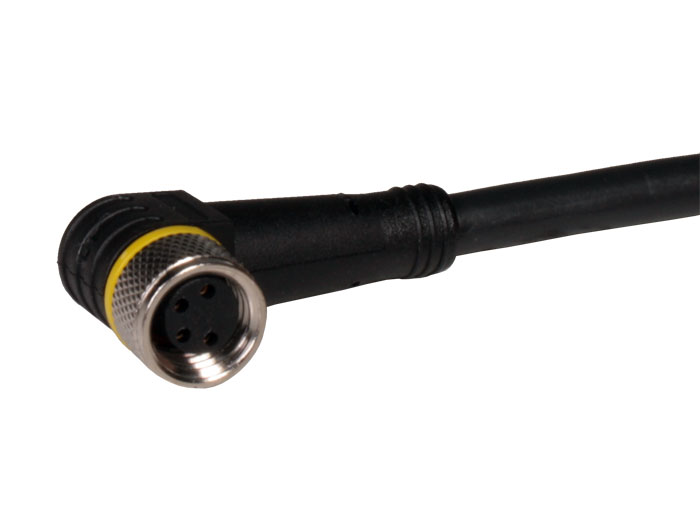 M8 Circular Connector - 4 Pole Right Angle Mount - Cable 2 m - PKW4M-2/TEL
