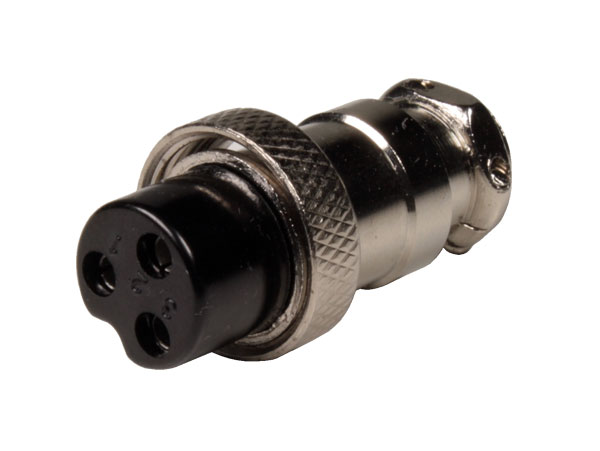 Connecteur Microphone GX16 Femelle Fiche 3 Pòles