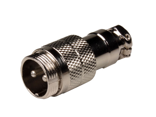 Connecteur Microphone GX16 Fiche Mâle 2 Pòles