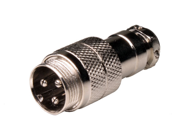 Connecteur Microphone GX16 Fiche Mâle 3 Pòles