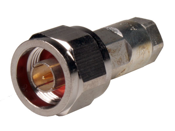 Huber+Suhner FSJ1-50A - N-Type Straight Cable-Mount Male Connector with Solder Contact