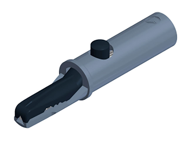 Hirschmann AK 10 SW - Pince Crocodile Prise Banane 4 mm - Noir