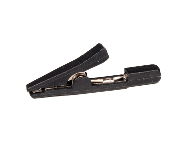 Pince Crocodile Prise Banane 2 mm - Noir