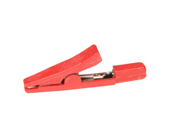 Pince Crocodile Prise Banane 2 mm - Rouge