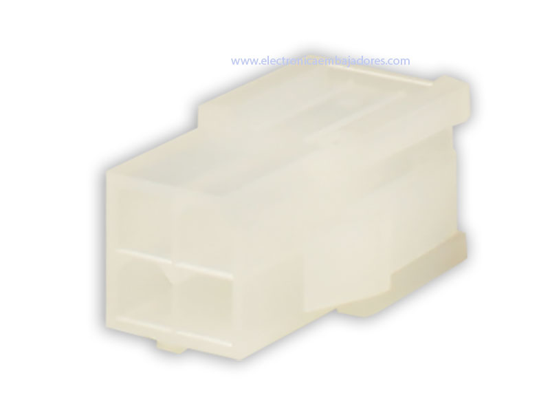 Molex Mini-Fit Jr. 5559 - Conector 4,2 mm Macho Aéreo 4 Contatos - 39012041