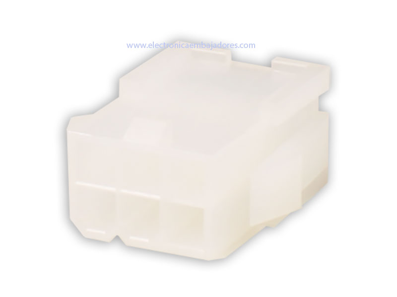 Molex Mini-Fit Jr. 5559 - Conector 4,2 mm Macho Aéreo 6 Contatos - 39012061