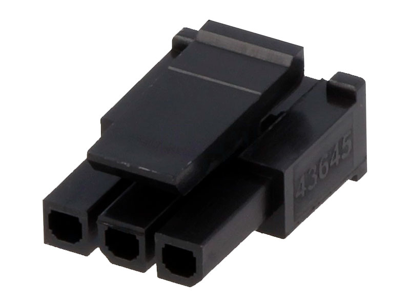 Molex Micro-Fit - Conector 3,0 mm Fêmea Aéreo 3 Contatos - 43645-0300