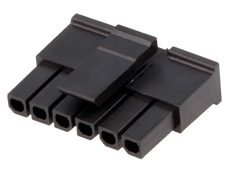 Molex Micro-Fit - Conector 3,0 mm Fêmea Aéreo 6 Contatos - 43645-0600