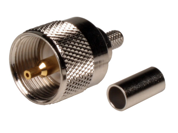 Connecteur UHF Fiche Droit Mâle à Sertir RG58