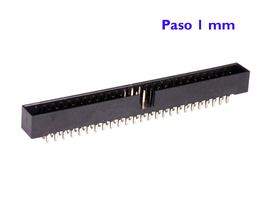  Carte PCB de ruban plat de connecteur mâle droit 1.27mm - pas de 2 rangées 1.27mm - 50 contacts