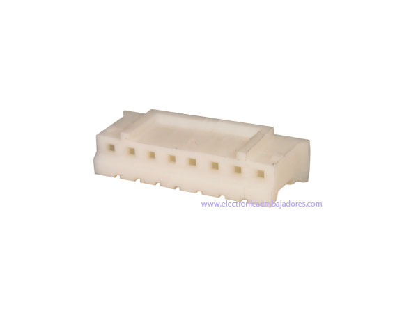 Connfly - Conector Poste 2,00 mm Hembra Aérea - 8 Contactos - I-DS1066-SCW08