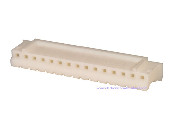 JST - Connecteur à Carte - Boîtier Femelle Fiche 2,00 mm - 15 Pôles - PHR-15