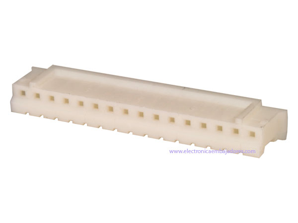 JST - Ficha Poste 2,00 mm Fêmea Aérea - 16 Pólos - PHR-16