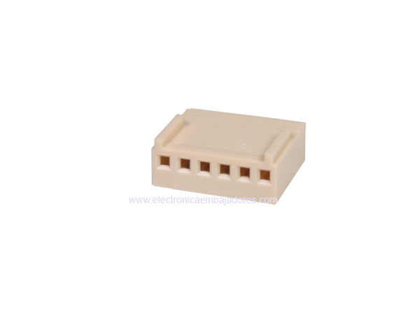 Connecteur à Carte - 2,54 mm Fiche Boîtier Femelle - 6 Pôles