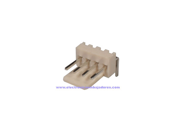 Connecteur à Carte - 2,54 mm Mâle Coudé - 4 Pôles