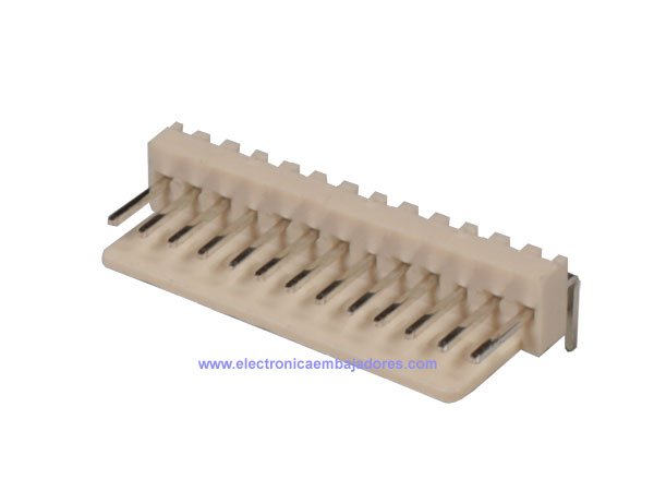 Connecteur à Carte - 2,54 mm Mâle Coudé - 13 Pôles - CO3513