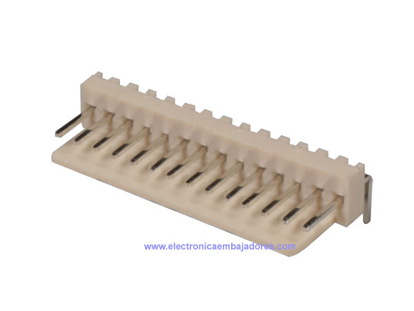 Connecteur à Carte - 2,54 mm Mâle Coudé - 14 Pôles - CO3514