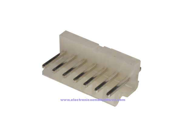 3.96 mm Straight-Mount Male Header Connector - 7 Pins