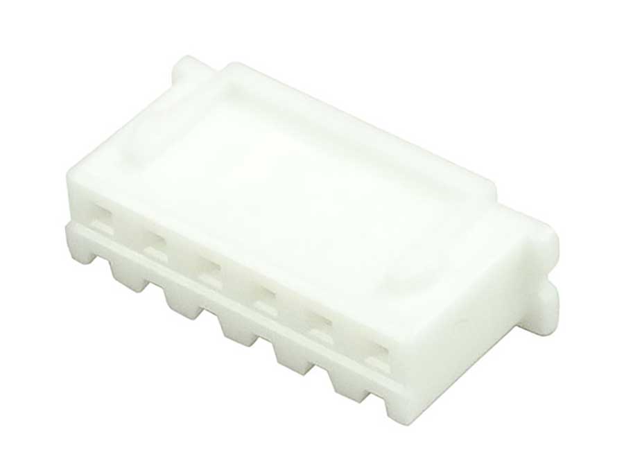 JST Serie XH - Ficha Poste 2,5 mm Fêmea Aérea - 6 Pólos - XHP-6