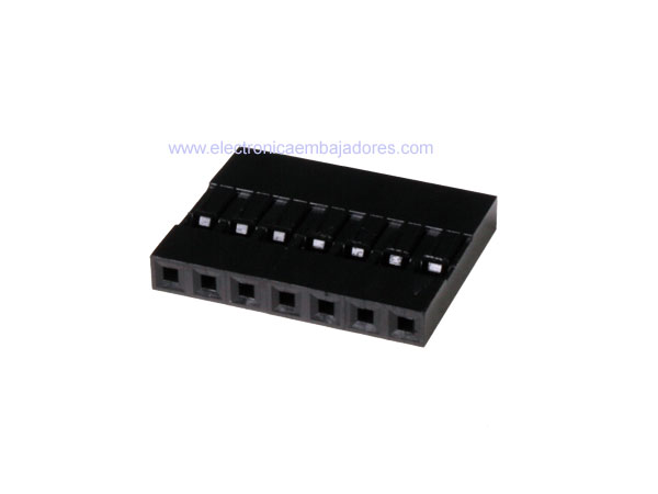 Boîtier Connecteur type MOLEX - non Polarisé - 2,54 mm - 7 Pôles (genre Dupont)