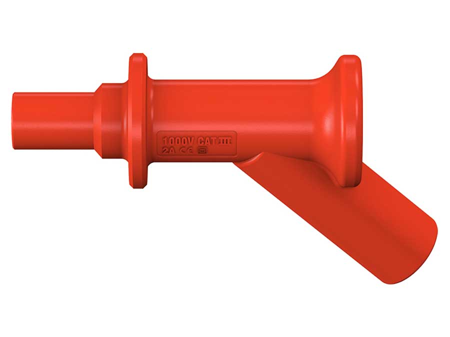Stäubli XMA-7 - Pointe de Touche Magnétique - 4 mm - Rouge - 66.9516-22