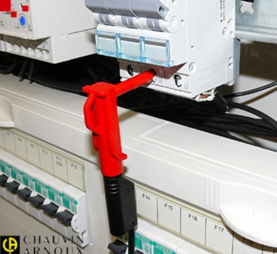 Chauvin Arnoux P01103058Z - Sondas de tensão magnética Ø 6.6-CF4 - Vermelha e Preta