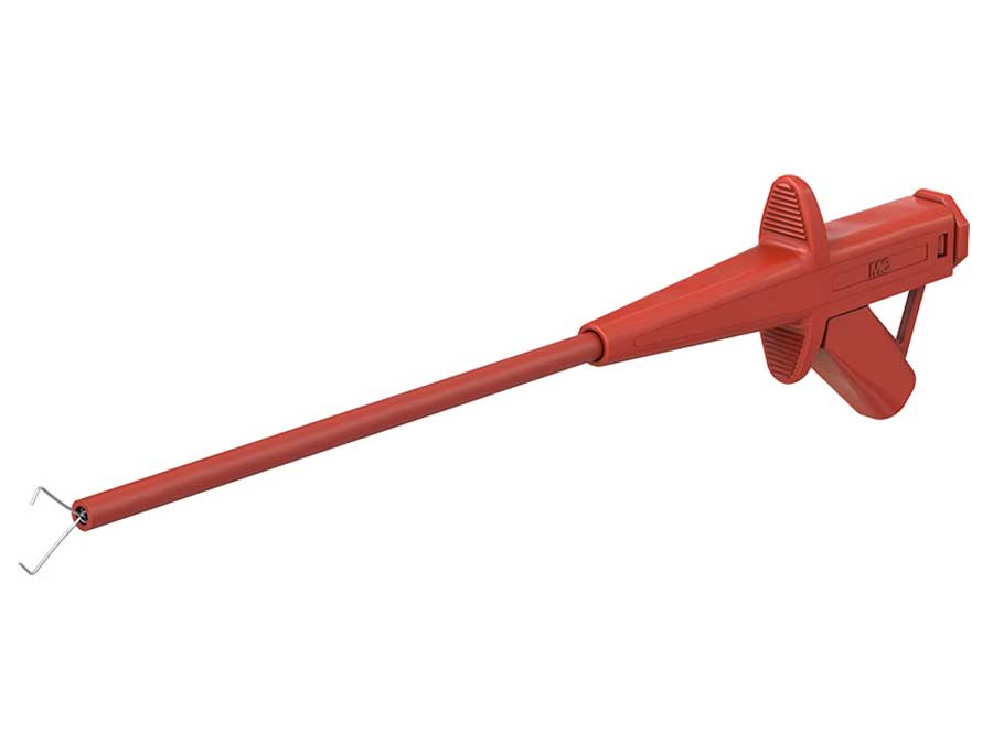 Stäubli SKPS-4_100 - Pointe de Touche Long Flexible de Précision - Rouge - 24.0227-22