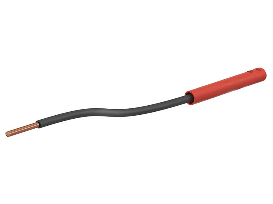 Stäubli A-SLK4-R - Punta de Prueba Enchufable Ø4,0 para Bornes a Tornillo - Vermelho - 24.0162-22