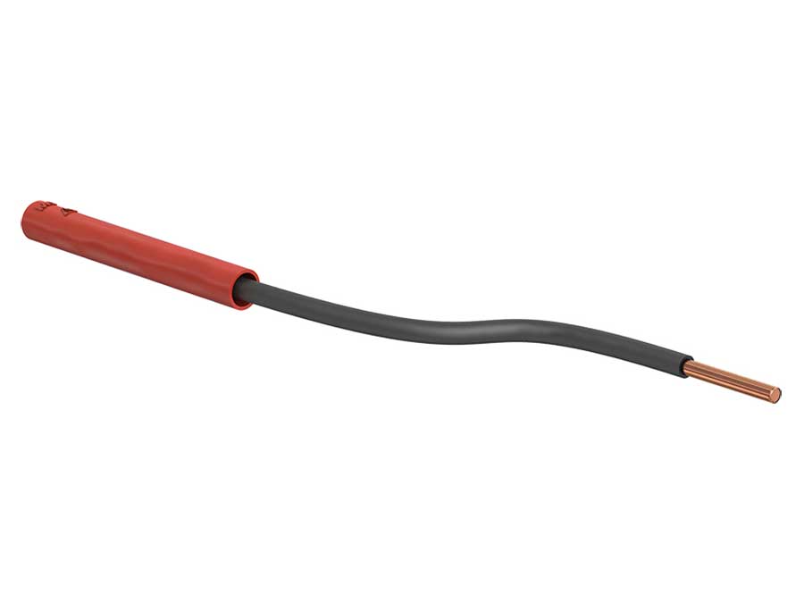 Stäubli A-SLK4-R - Punta de Prueba Enchufable Ø4,0 para Bornes a Tornillo - Vermelho - 24.0162-22