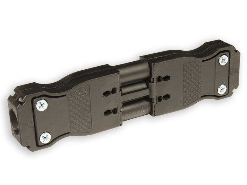 Conector Plug-in para Luminárias 3 Contatos - Conector macho