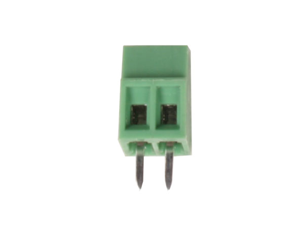 Degson - 2.54mm Pitch 2 Contacts Straight PCB Terminal Block, 8 A, Green - DB308-2,54-02P-14-H