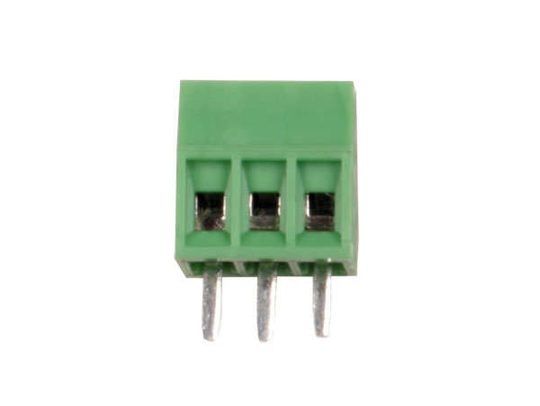 Degson - 2.54mm Pitch 3 Contacts Straight PCB Terminal Block, 8 A, Green - DB308-2,54-03P-14-H