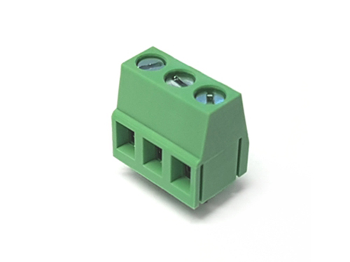 Degson - Bloque de Terminales Recto para PCB, 3 Vías, 5.00mm, 18 A, Verde - DG128-5.0-03P-14-00