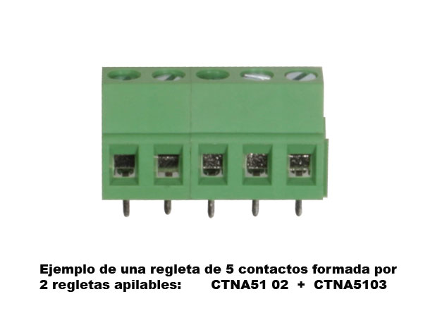 Degson - Bloque de Terminales Recto para PCB, 3 Vías, 5.08mm, 18 A, Verde - DG500-5.08-03P-14
