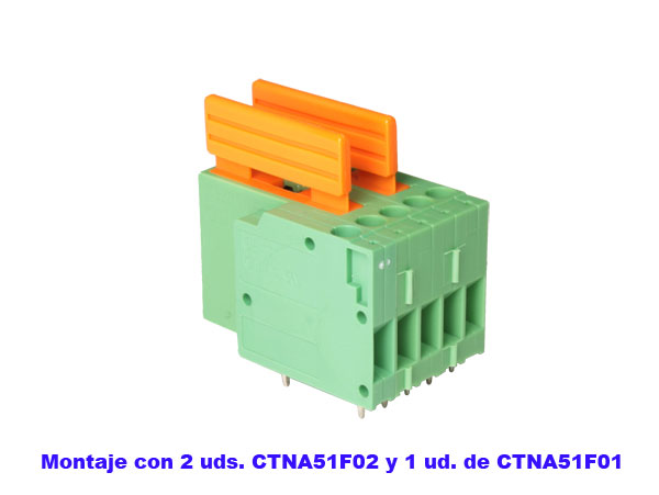 Phoenix Contact KDS 3 - Bloque de Terminales Recto para PCB, 1 vía, 5.08mm, 24A, Verde - 1704004