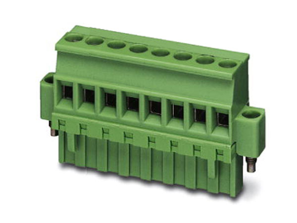 Phoenix Contact - 5.00mm Pitch 8 Contacts, Straight Female Pluggable Terminal Block, Cable with Screw, 10A, Green - MVSTBR2,5/8-STF